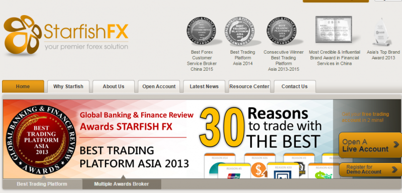 Брокер StarfishFX.com – бинарные опционы Starfish FX
